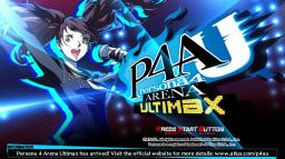 Persona 4 Arena Ultimax Title Screen